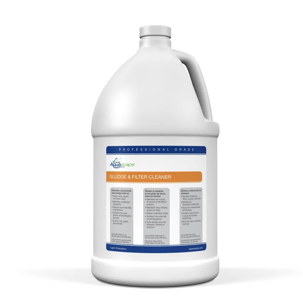 Aquascape Sludge & Filter Cleaner Professional Grade 1 gallon bottle