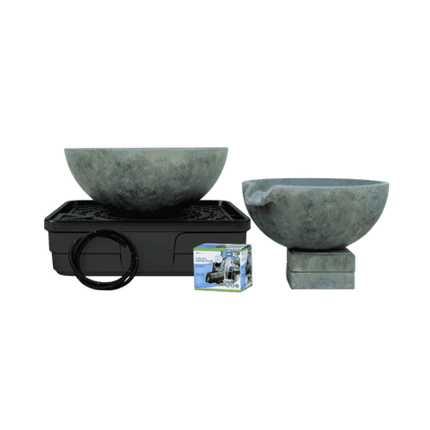 Aquascape Spillway Bowl and Basin Landscape Fountain Kit