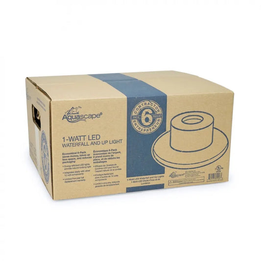 Aquascape 1-Watt Waterfall Light 6-Pack – Fountain Depot