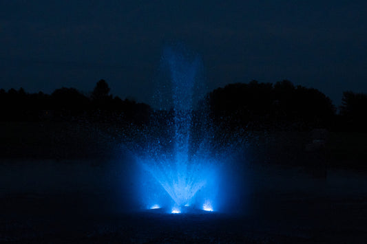 AquaMaster Masters Series 1HP Fountain – Crown and Wide Geyser – No Lights – Fountain Depot