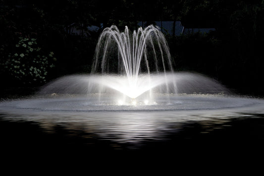 Aqua Control Select Series 2 Aerating Bundle (Single Phase) – Super Lily (Nozzle A) – No Lights – Fountain Depot