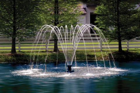 Aqua Control Select Series Fountain Bundle (Single Phase) – Trellis (Nozzle A) – No Lights – Fountain Depot