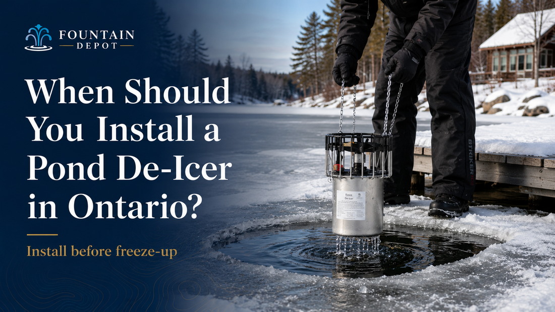 When Should You Install a Pond De-Icer in Ontario?