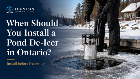 When Should You Install a Pond De-Icer in Ontario?