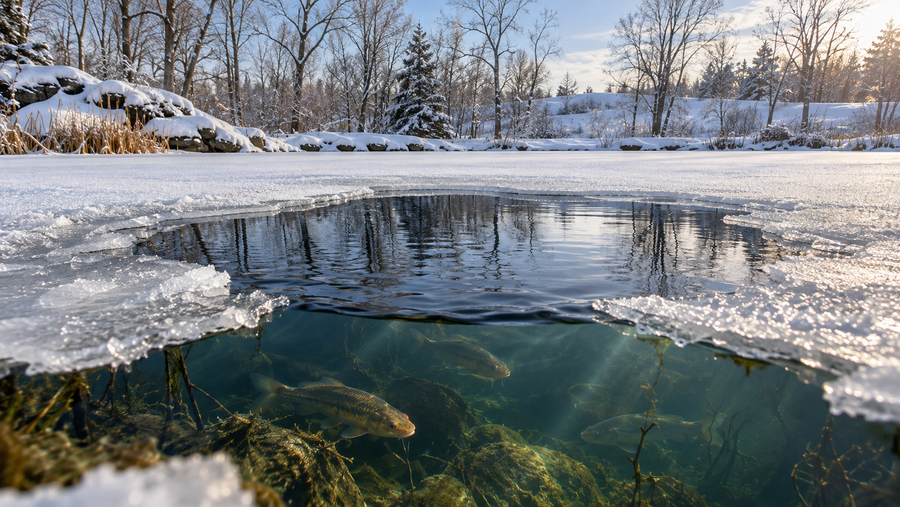 Do Fish Need a Hole in the Ice? Pond Winterkill Explained