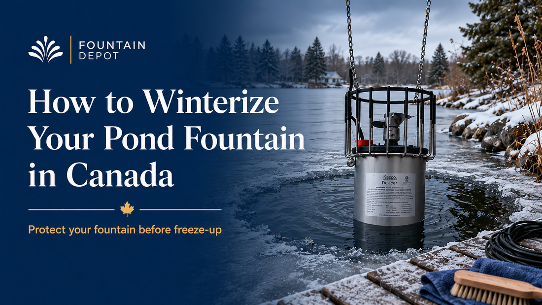 How to Winterize Your Pond Fountain in Canada