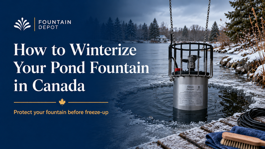 How to Winterize Your Pond Fountain in Canada