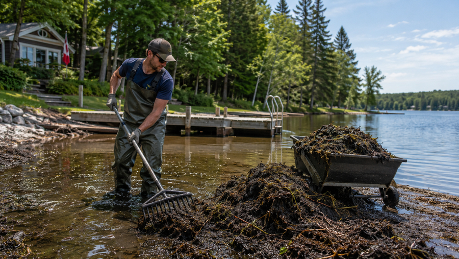How to Clean Up a Lakefront or Pond Shoreline in Canada