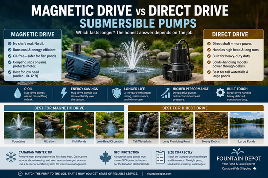 Magnetic Drive vs Direct Drive Submersible Pumps