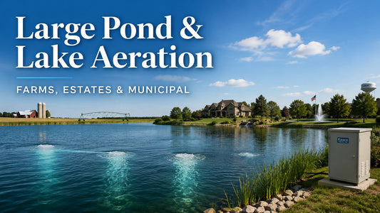 Large Pond & Lake Aeration: Farms, Estates & Municipal