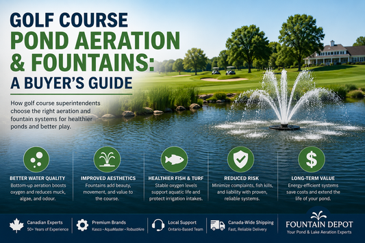 Golf Course Pond Aeration & Fountains: A Buyer's Guide