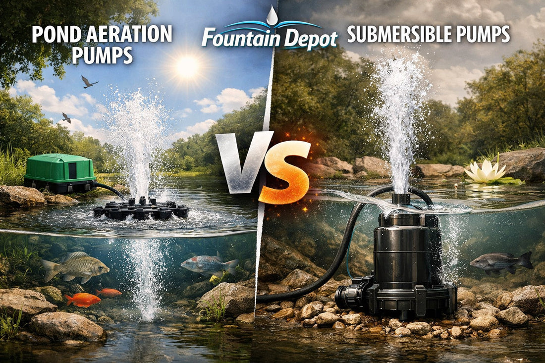 Pond Aeration Pumps vs. Submersible Pumps: Which One Does Your Pond Need?