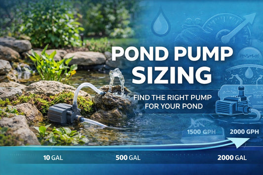 How to Size a Submersible Pump for Your Pond or Waterfall