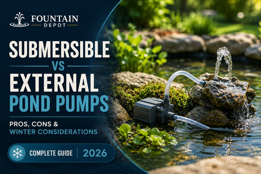 Submersible vs External Pond Pumps: Pros, Cons & Winter Considerations