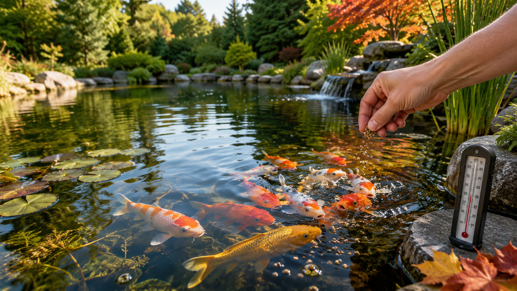 What to Feed Koi and Pond Fish: A Canadian Owner's Guide