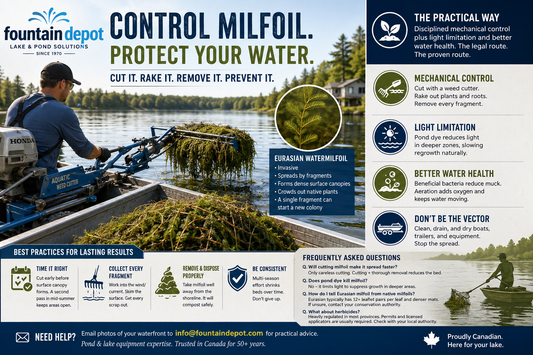 How to Control Eurasian Milfoil in Canadian Lakes and Ponds