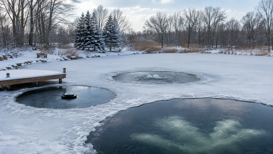 De-Icer vs. Bubbler vs. Aerator: What Keeps Water Open in Winter?