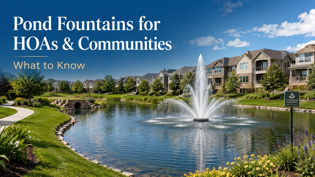 Pond Fountains for HOAs & Communities: What to Know