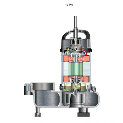 Pompe de bassin pour solides PL et PN