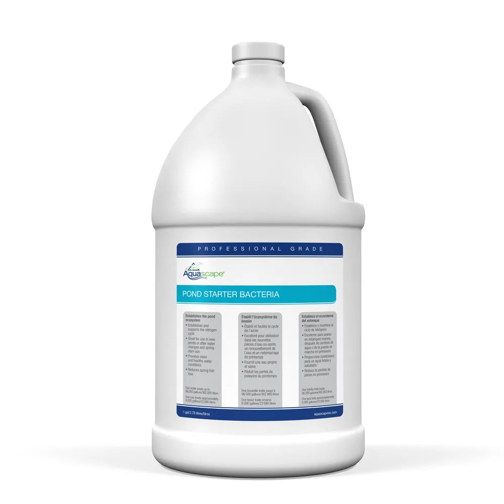 Aquascape Pond Starter Bacteria Professional Grade 1 gallon bottle