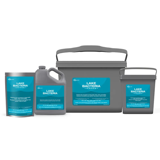 Aquascape Lake Bacteria family of sizes