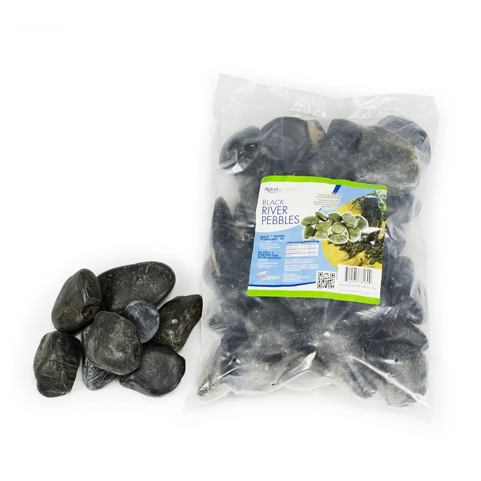 Aquascape Decorative River Pebbles black