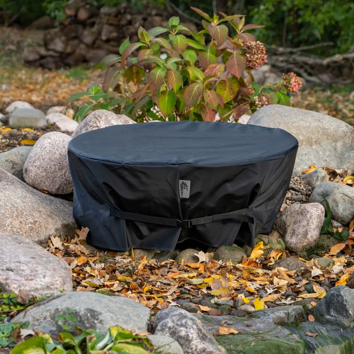 Aquascape fountain cover on a 32 inch round fountain bowl