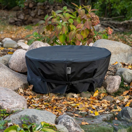 Aquascape fountain cover on a 32 inch round fountain bowl