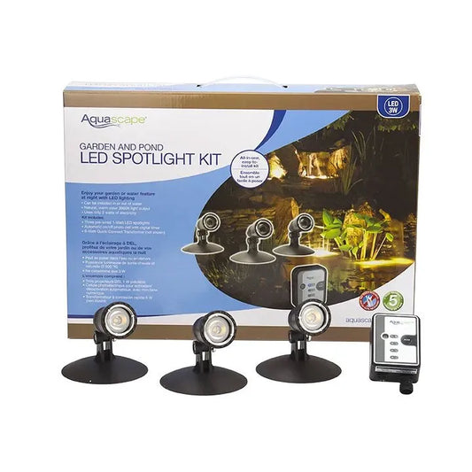 Aquascape 1-Watt Spotlight 3-Pack – Fountain Depot
