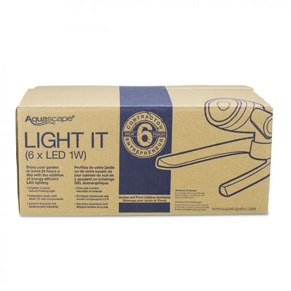 Aquascape 1-Watt Spotlight 6-Pack – Fountain Depot