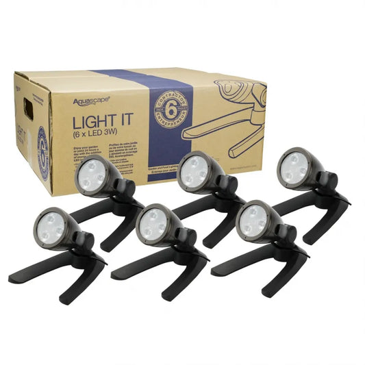 Aquascape 3-Watt Spotlight 6-Pack – Fountain Depot