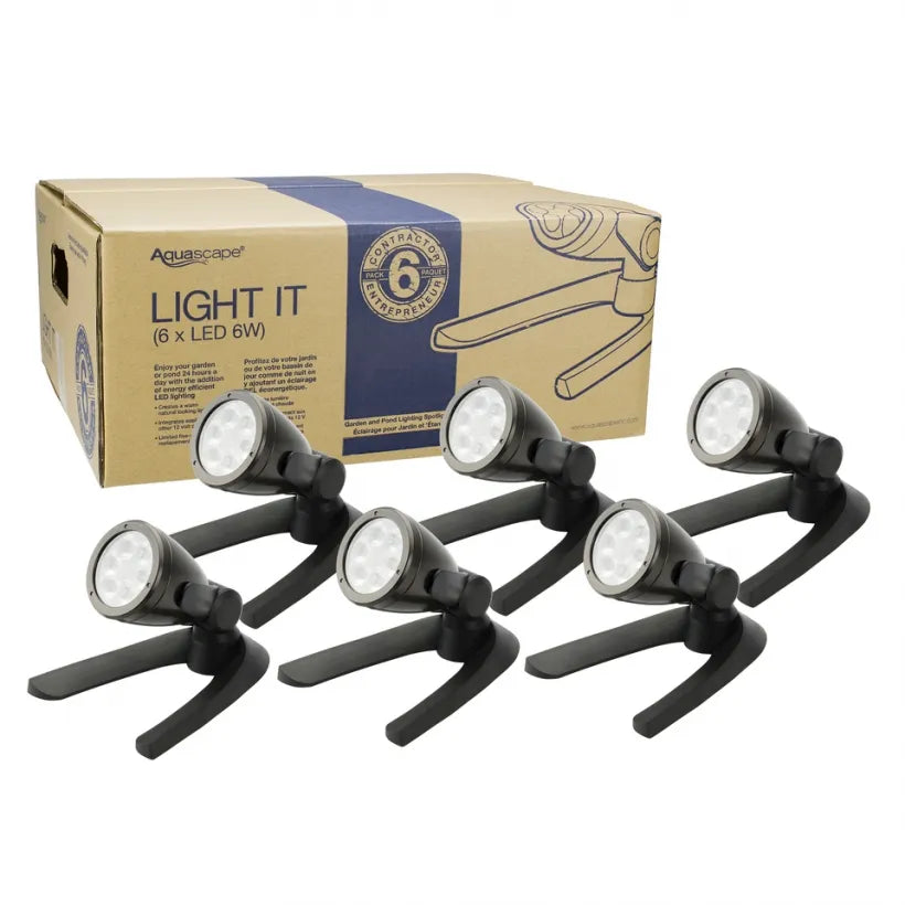 Aquascape 6-Watt Spotlight 6-Pack – Fountain Depot