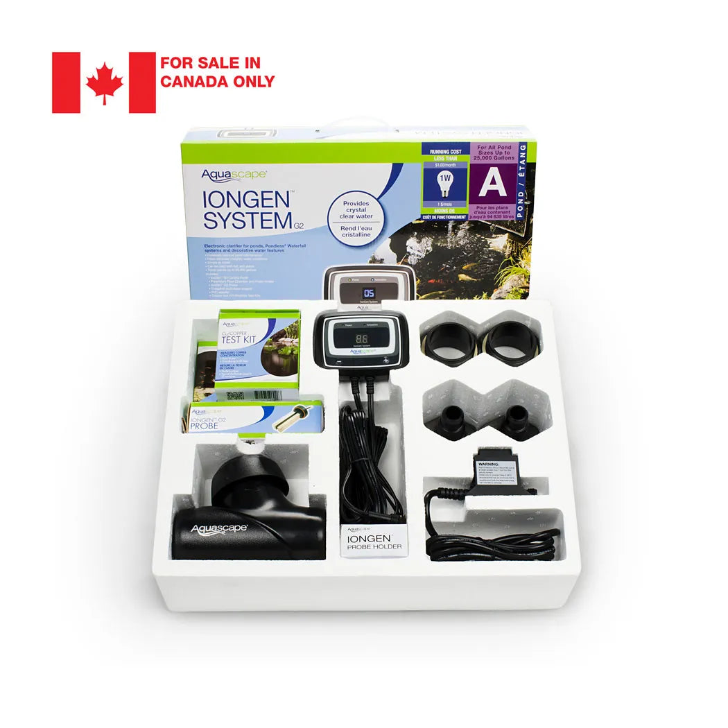 Aquascape IonGen System G2 electronic pond water clarifier Canada – Fountain Depot