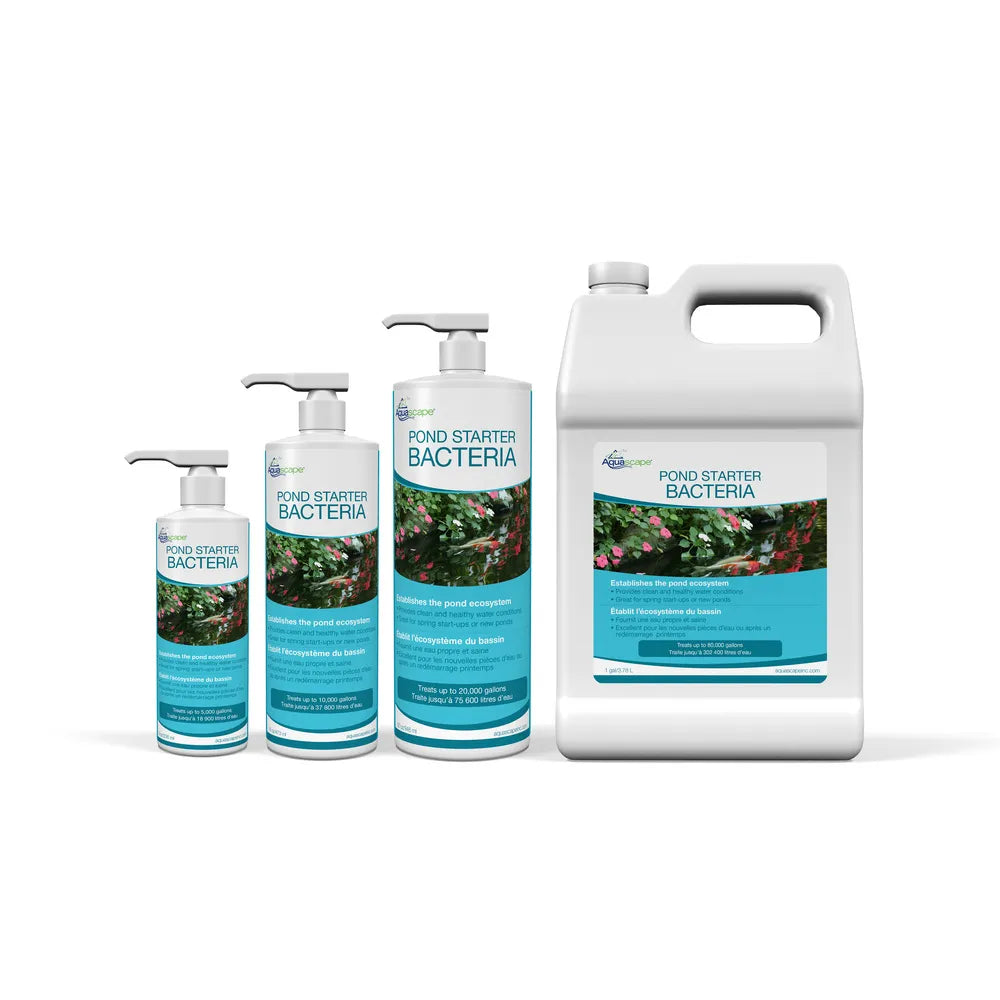 Aquascape Pond Starter Bacteria family of sizes – Fountain Depot