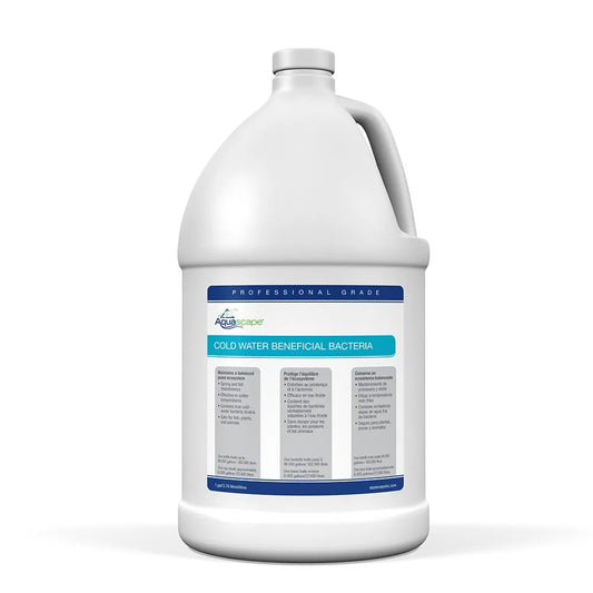 Aquascape Cold Water Beneficial Bacteria Professional Grade 1 gallon bottle