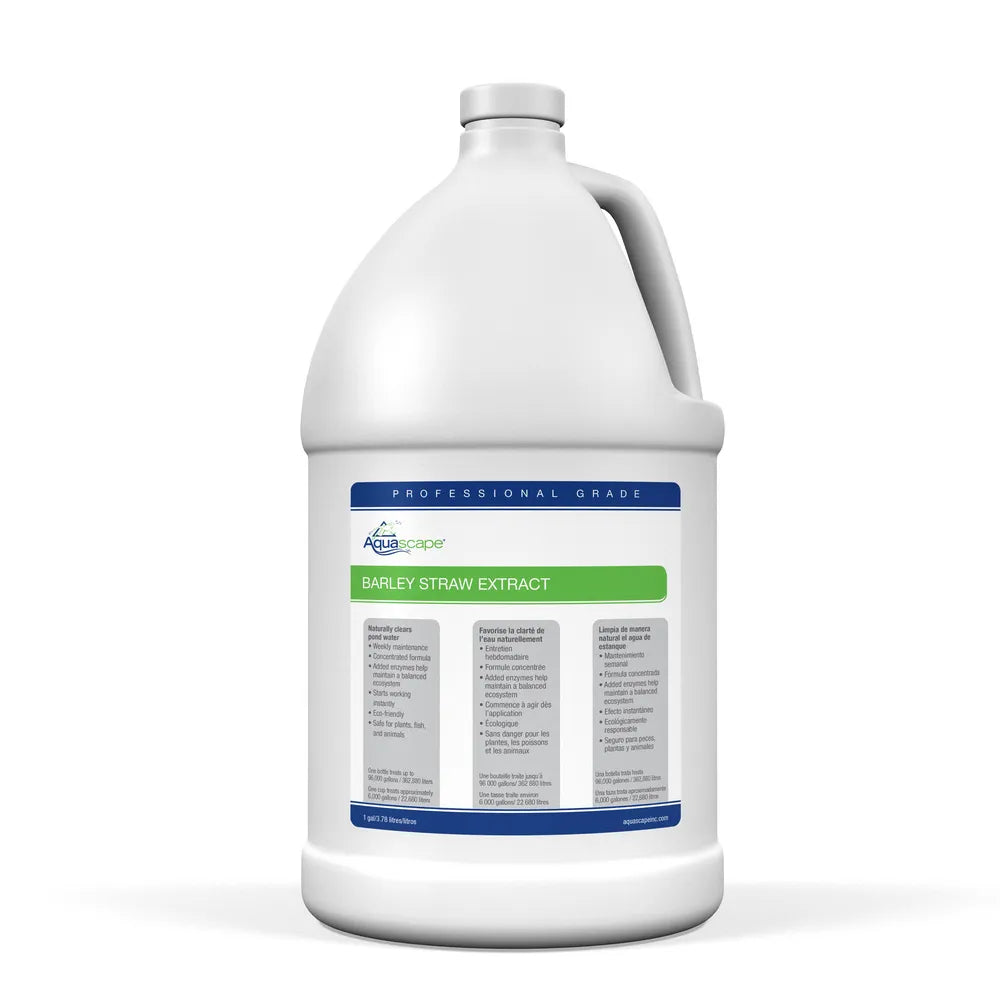 Aquascape Barley Straw Extract Professional Grade 1 gallon bottle