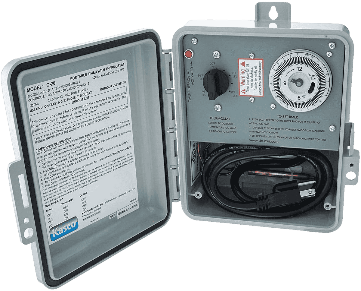 Kasco C-20 Timer and Thermostat Control Panel – Fountain Depot
