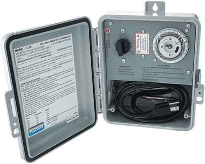 Kasco C-20 Timer and Thermostat Control Panel – Fountain Depot