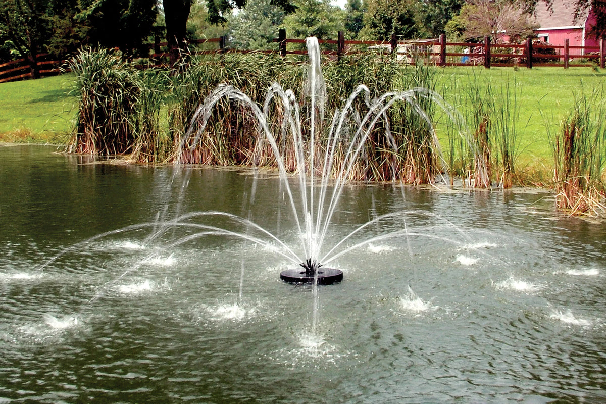 Aqua Control Evolution Series Floating Fountain (1/2 HP, 120V, Single Phase) – No Lights – Fountain Depot