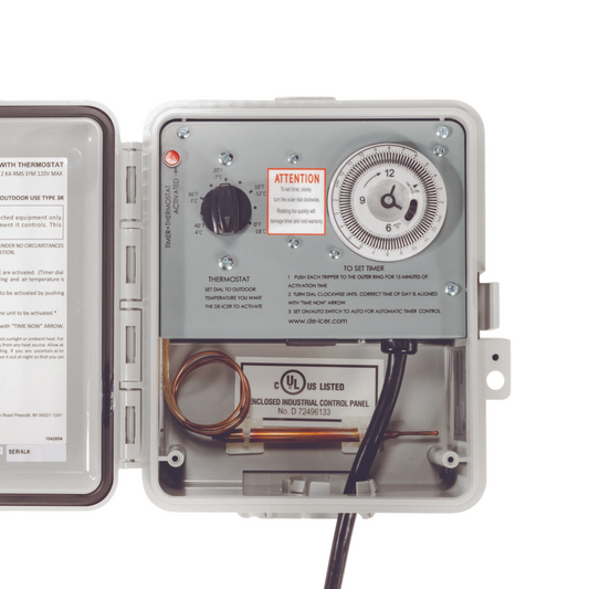 Panneau de commande Kasco C-20 avec minuterie et thermostat