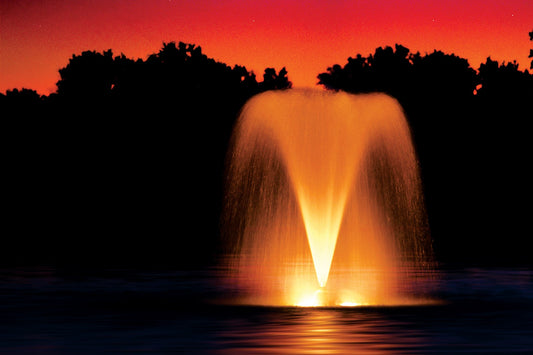 Aqua Control Select Series 2 Aerating Bundle (Single Phase) – Crown Gusher (Nozzle A) – No Lights – Fountain Depot