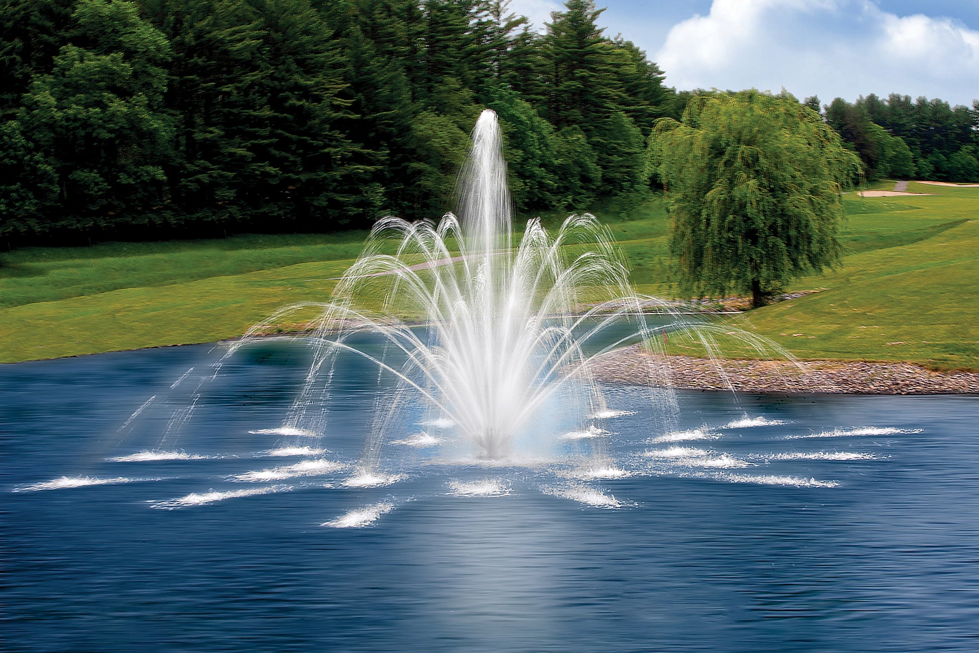 Aqua Control Select Series 2 Aerating Bundle (Single Phase) – Ventilator (Nozzle B) – No Lights – Fountain Depot