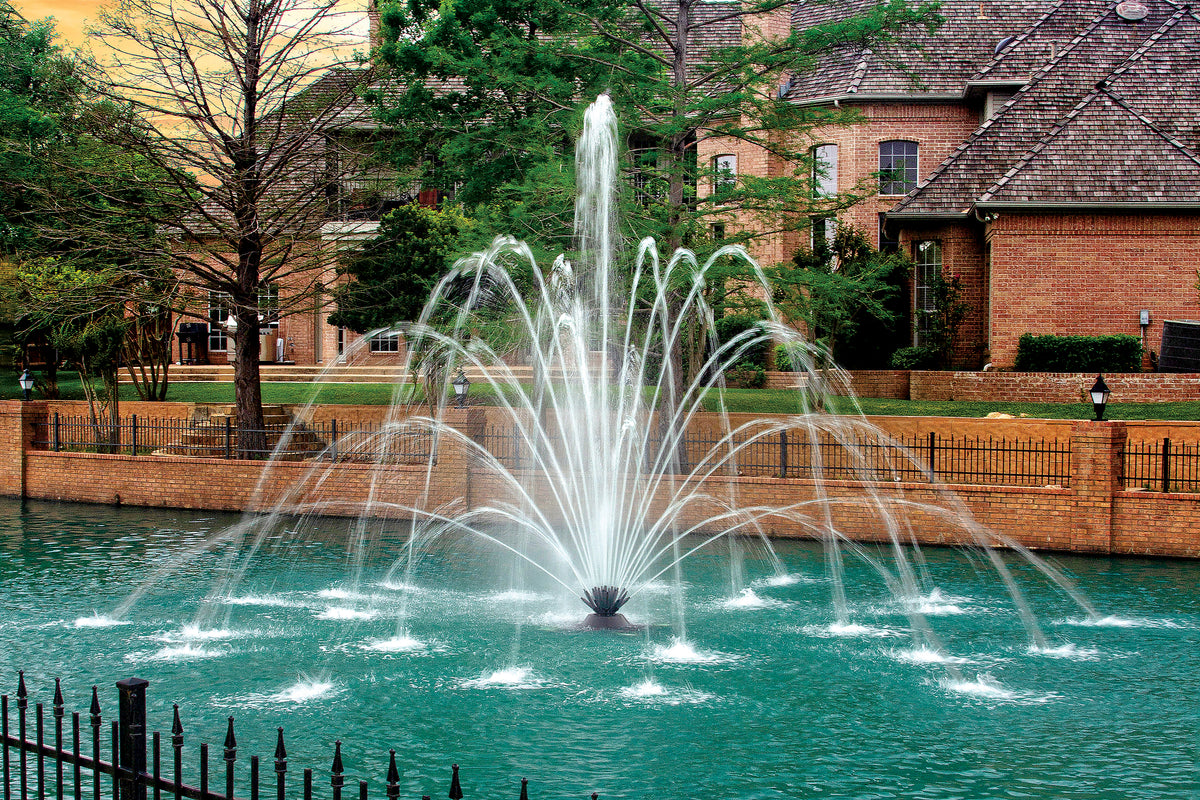 Aqua Control Select Series Fountain Bundle (Single Phase) – Buckingham (Nozzle B) – No Lights – Fountain Depot