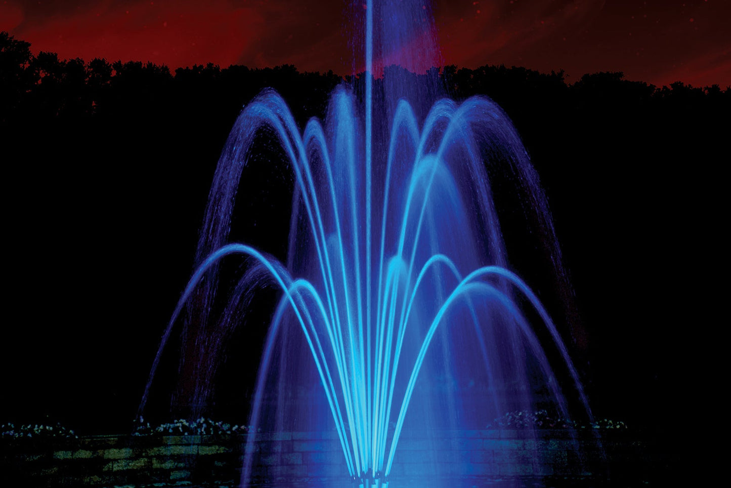 Aqua Control Select Series Fountain Bundle (Single Phase) – Fleur de Lis (Nozzle B) – No Lights – Fountain Depot