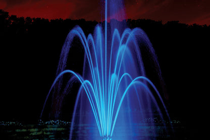 Aqua Control Select Series Fountain Bundle (Single Phase) – Fleur de Lis (Nozzle B) – No Lights – Fountain Depot