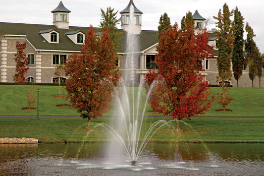 Aqua Control Select Series Fountain Bundle (Single Phase) – Fleur de Lis (Nozzle B) – No Lights – Fountain Depot