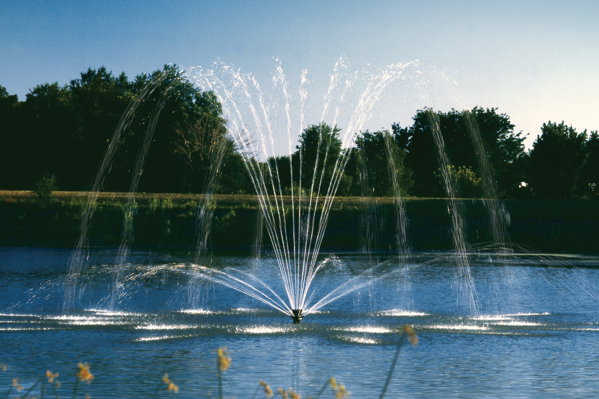 Aqua Control Select Series Fountain Bundle (Single Phase) – Spoke & Trellis (Nozzle A) – No Lights – Fountain Depot