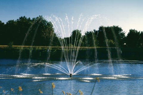 Aqua Control Select Series Fountain Bundle (Single Phase) – Spoke & Trellis (Nozzle A) – No Lights – Fountain Depot