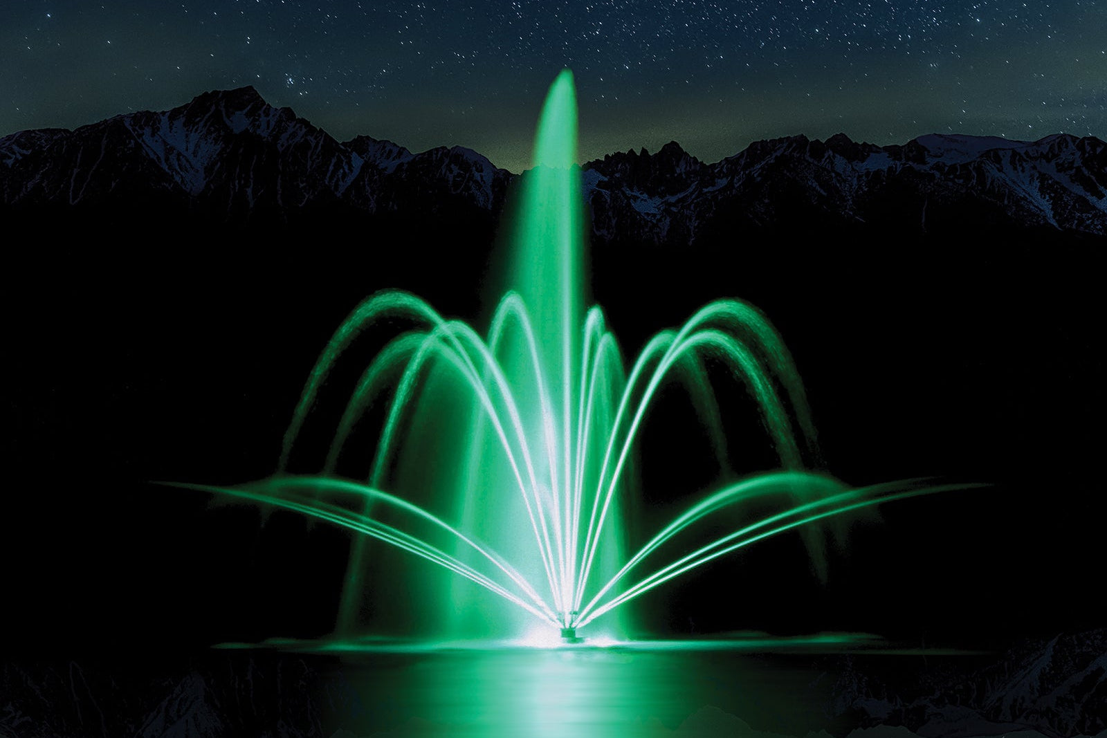 Aqua Control Select Series Fountain Bundle (Single Phase) – Tiara (Nozzle B) – No Lights – Fountain Depot