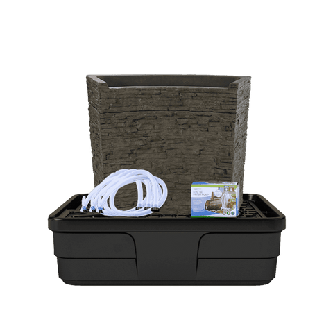 Aquascape Stacked Slate Spillway Wall 32'' Landscape Fountain Kit